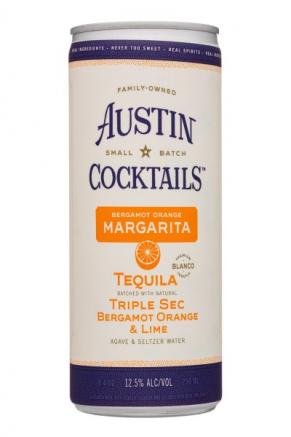 Austin Cocktails - Bergamot Orange Margarita